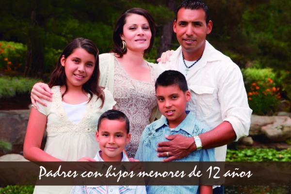 Padres con hijos menores de 12 años